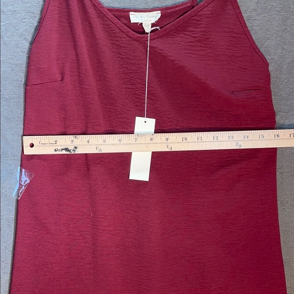See You Monday Red Spaghetti Strap Slip Midi Dress - Picture 4 of 9